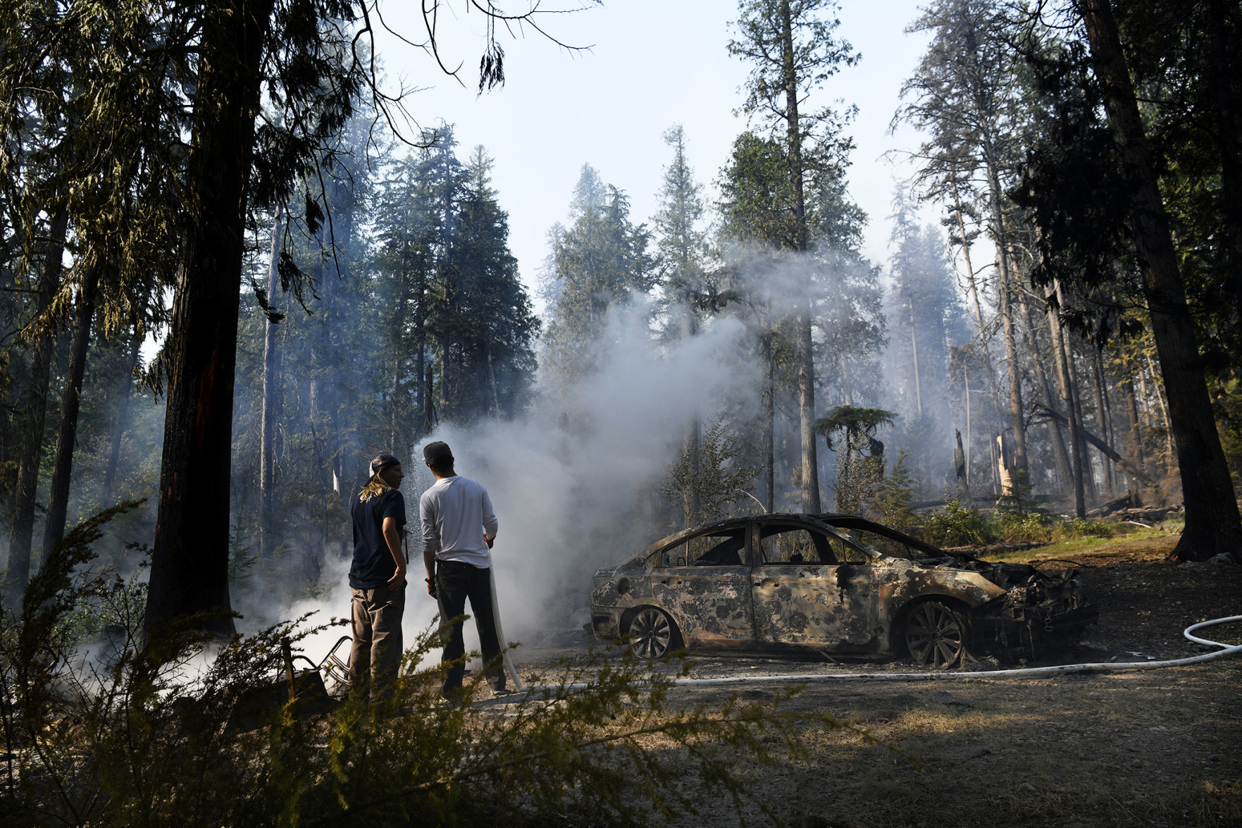 Surveying damage